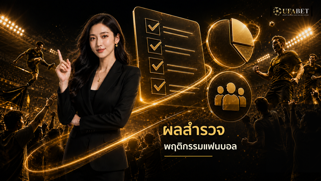 ผลสำรวจพฤติกรรมแฟนบอลและการรับรู้แพลตฟอร์ม UFABET
