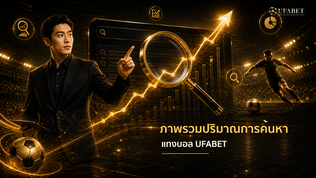 ภาพรวมปริมาณการค้นหาและแนวโน้มคำค้นหาที่เกี่ยวข้องกับ UFABET